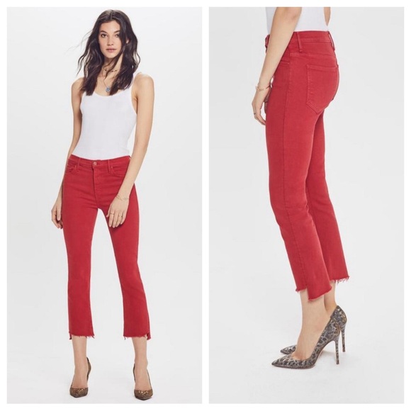 Mother The Insider Crop Step Fray in Second Chance Jeans - Picture 2 of 9